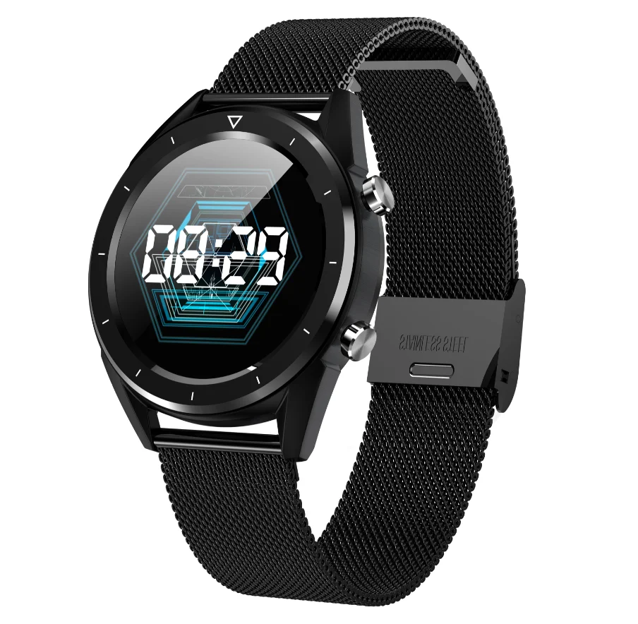 Steel leather strap 3D UI round screen multi function sport watch DT28 ECG smart watch
Steel leather strap 3D UI round screen multi function sport watch DT28 ECG smart watch