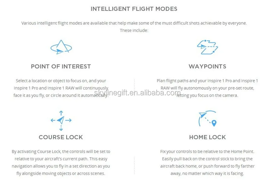 Inspire 1 best sale intelligent flight modes