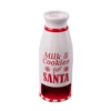 Ceramic Christmas Santa's Milk Bottle Mug with Cookies Holder