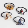 Round and Curve Triangle Tortoiseshell Jewelry Cellulose Acetate Acrylic Elastic Hairbands