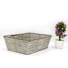 Set of 2 paper wire tray storage basket for food