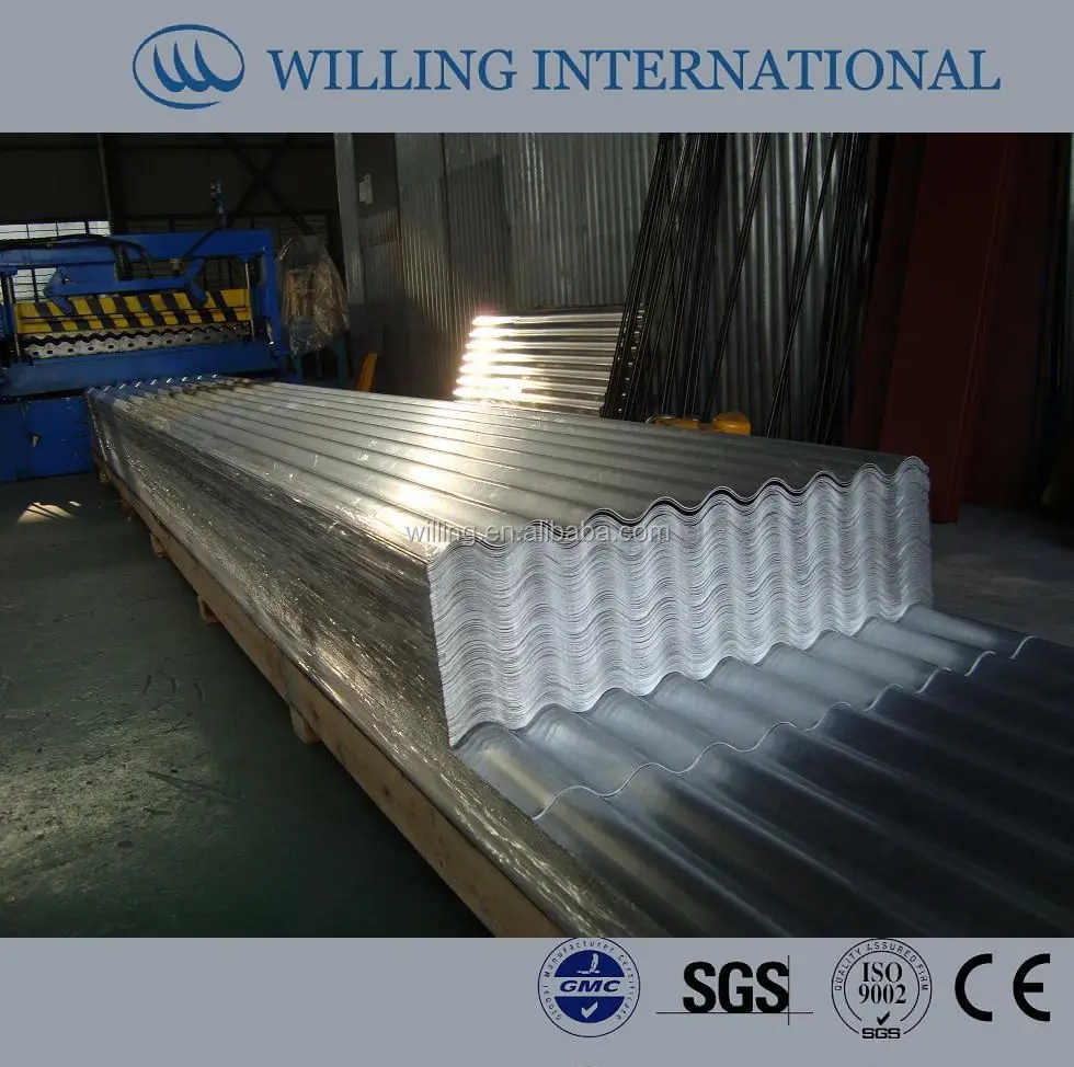corrugated galvalume steel roofing sheet, corrugated aluzinc steel roofing sheet