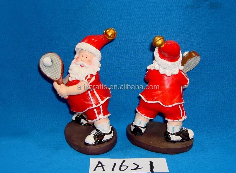 Sporting santa claus for 2015 Christmas decoration
