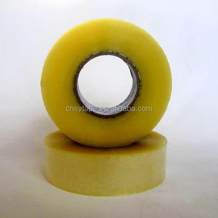 roll long length bopp packing tape carton sealing tape yellowish