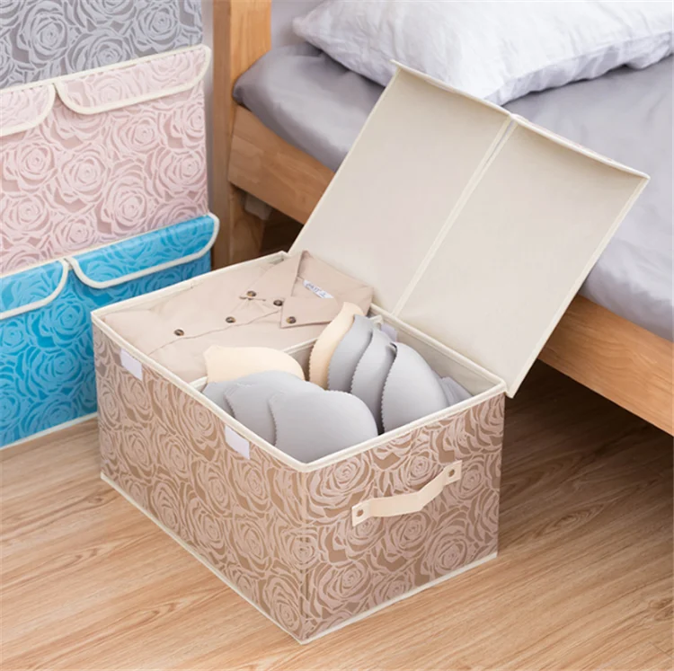 Reusable Promotional Rectangle Foldable Non Woven Storage Box For Home Textile, Customized 
Reusable Promotional Rectangle Foldable Non Woven Storage Box For Home Textile, Customized
