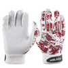 Custom OEM ODM Durable Hand Protection White Baseball Softball Batting Goatskin Leather Gloves China Manufacturer