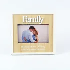 Custom family lover picture frame of wooden deco baby photo picture frame