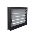 Aluminium louver shutters window