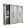 Special price Eco-friendlymodern style customize bedroom wooden wardrobe closet with 3 sliding doors