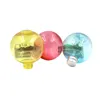 200ML Round Light Bulb Shaped Plastic Christmas Candy Bottle With Metal Lid