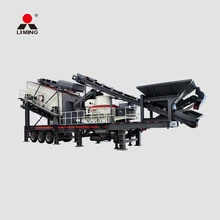 Liming Mobile Vertical Shaft Impact Crusher mobile sand-making plant