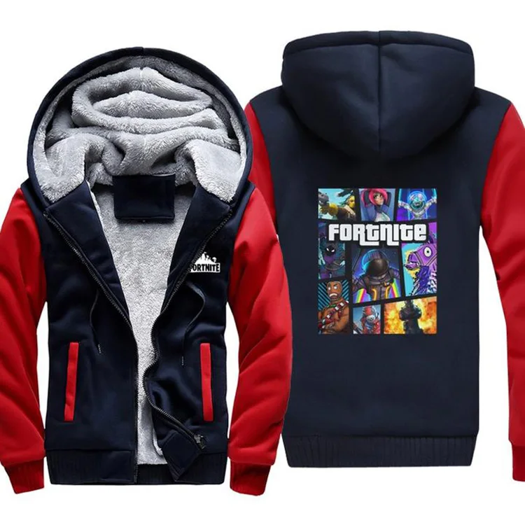 Wholesale Cheap Mens Fortnite Sweatshirts Hoodies With Velvet, Customized color 
Wholesale Cheap Mens Fortnite Sweatshirts Hoodies With Velvet, Customized color