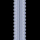 Chinese White 3CM Lace Trim Fancy Design India Lace Fabric