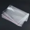 Resealable transparent custom polybag packaging clear plastic poly opp bags for clothing/garment