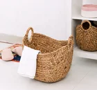 QJMAX Wholesales Home And Garden Decoration Handmade Seagrass Storage Basket