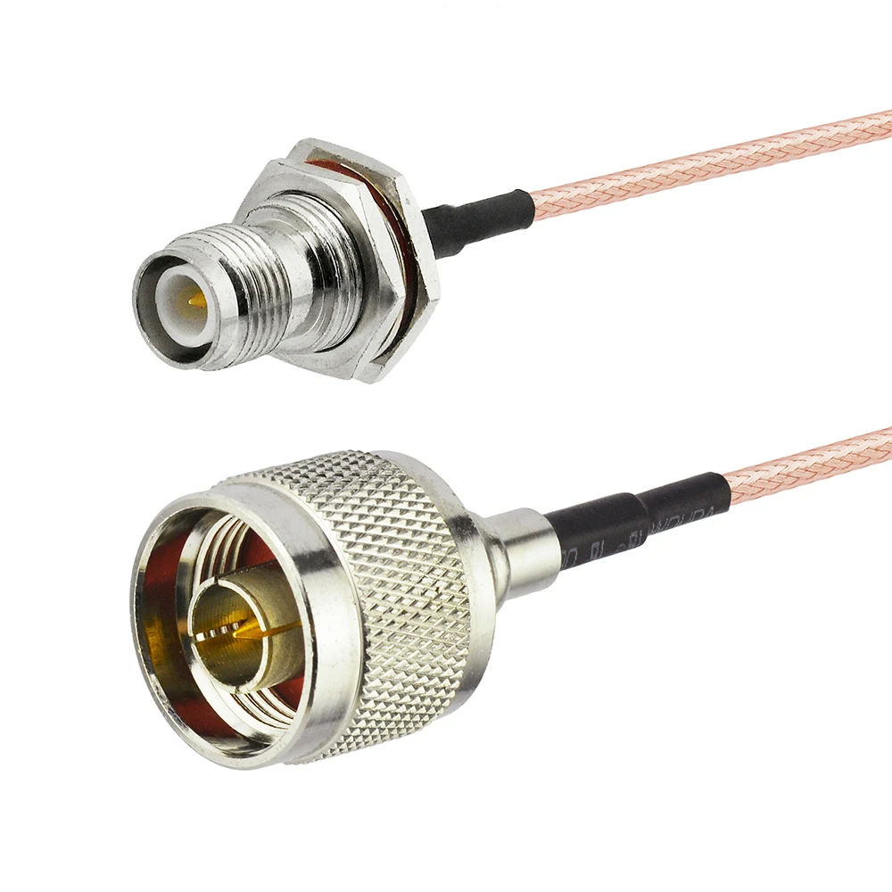 Custom Rp Tnc Female To N Male Rf Coaxial Cable For Wifi Antenna Rg