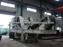 PIONEER hot selling mobile used stone crushing plant