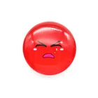 Custom made glass round shaped 3.5cm Emoji Fridge Magnet