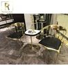 Italian design new model high class living room leisure chair copper luxury furniture