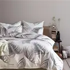 Fashion Simple Style 100%polyester Printed Sanding 3pcs Bedding Sets