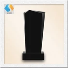 Shanxi black baby tombstone headstone with flower engraving grave monument slab F-10 quartz