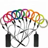 Best selling Multicolor flashing el wire with battery pack(5x1meter,2 pack,10 colors)