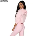 hot selling pink fitted elastic fleece hoody