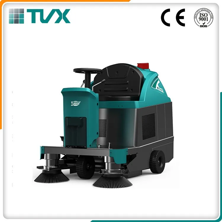 High Grade Ride On Shark Industrial Floor Sweeper Scrubbers With