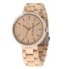 Handmade Wood Watch for Man or Woman Lightweight Wooden Wrist Watch with Japan Quartz Movement