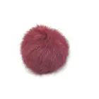 8cm Real Mink Fur Rabbit Bunny Toy Doll Pom Pom Ball Car Bag Keychain Gift