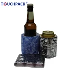 Insulated tote bag beer bottle holder,gel ice pack wine cooler