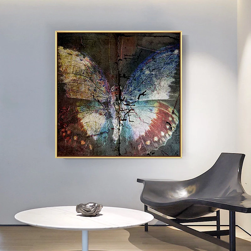 famous art pieces best abstract butterfly painting