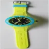 5 ATM water resistant stainless steel watch unisex colorful silicone watches for men