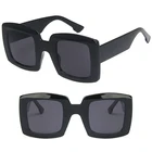 DLL5084 linhai clear lens big square sunglasses 2019 women sun glasses oversize