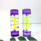 Wholesale Acrylic Colorful Oil Drop Sand Timer Clocks Hourglass For Liquid Motion Toys