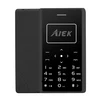 Best Selling 0.96 Display Pocket Aiek X7 Card Mobile Phone with 2g Network Mini Thin Phone