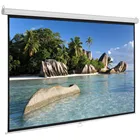 120 inch 16:9 low price best quality manual pull down projector screen