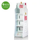 High Quality Plastic Hollow Board Display Stand Wholesale Customized Cardboard