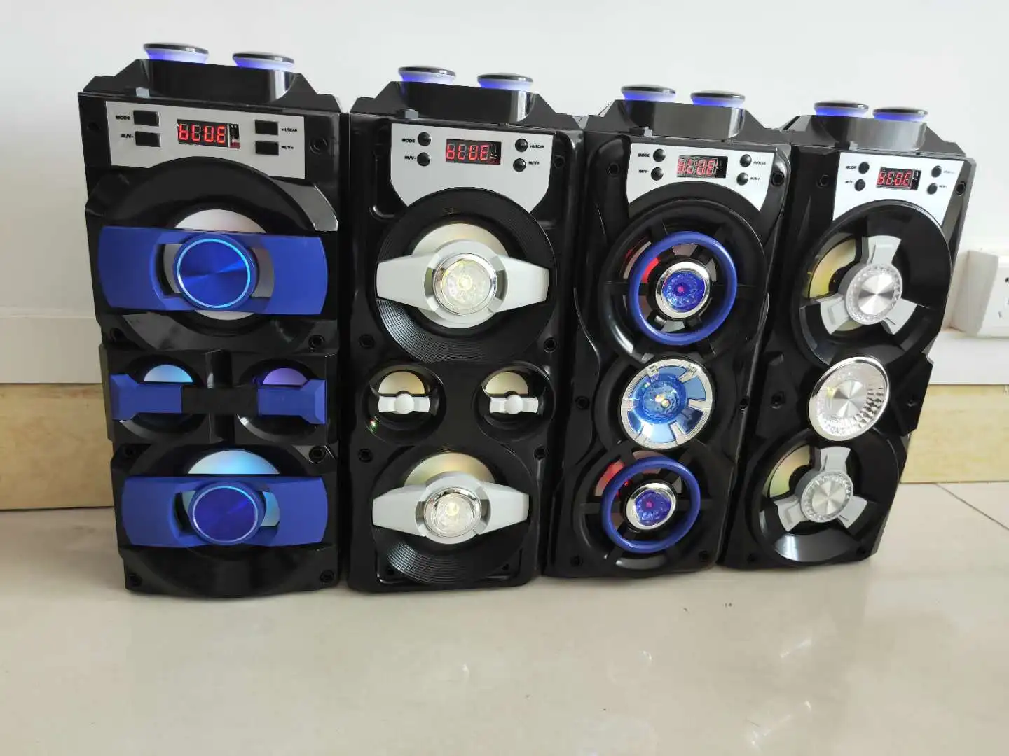 2019 NEW MS SPEAKER WIRELESS MP3 PORTABLE BLUETOOTH SPEAKER STEREO WITH USB/SD/BT/FM, VOLUME KNOB , REMOTE , KARAOKE SPEAKER - ANKUX.COM