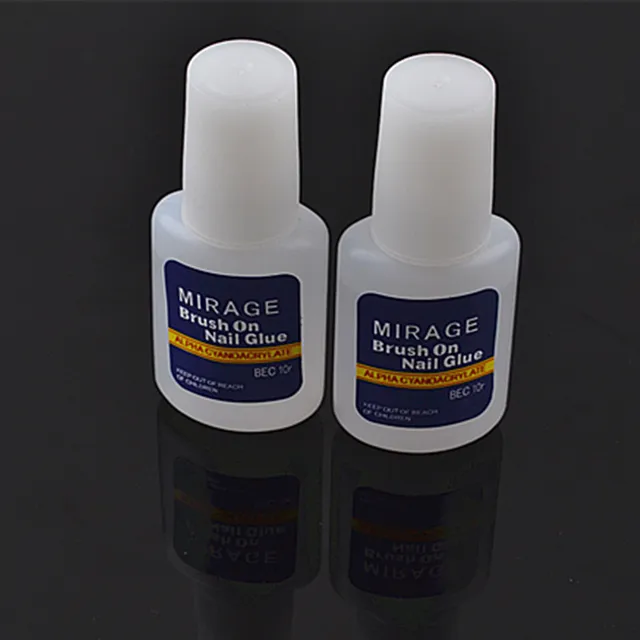 nail art glue for fake nails non-toxic bond organic nail glue