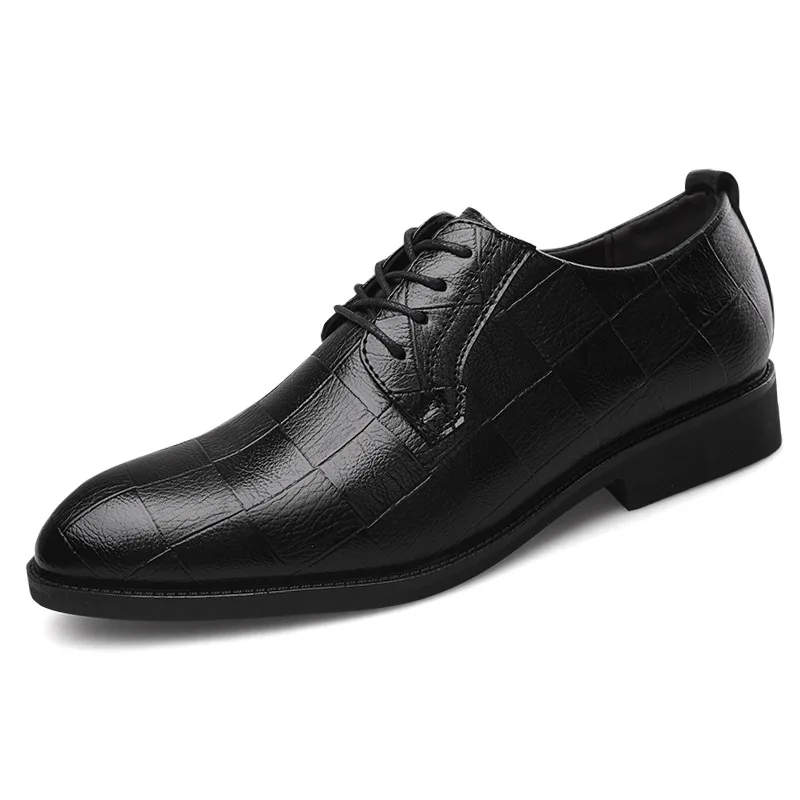 2019 spring new casual Lace up shoes large size business dress shoes wedding shoes for men, Black
2019 spring new casual Lace up shoes large size business dress shoes wedding shoes for men, Black
