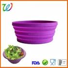Hot sale silicone large collapsible water bowl