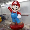 Outdoor Cartoon Worker Character Life Size Fiberglass Super Hero Mario Statue