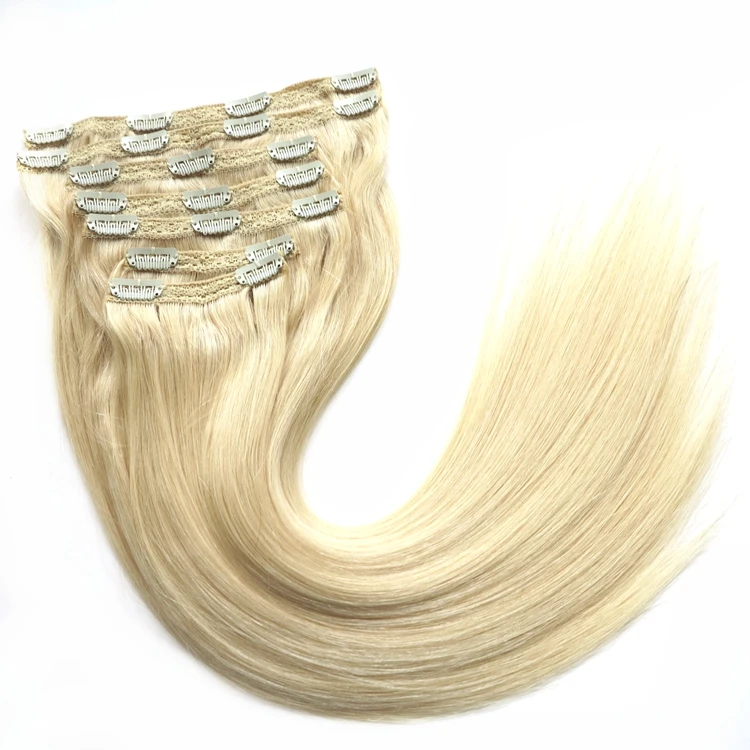 Double Drawn Thick Virgin Remy Lace Hair Clip in Hair Extensions 100% Human Hair Xuchang Harmony Attach Seamless 2 Sets 22" 120g, Solid color and ombre color
Double Drawn Thick Virgin Remy Lace Hair Clip in Hair Extensions 100% Human Hair Xuchang Harmony Attach Seamless 2 Sets 22" 120g, Solid color and ombre color