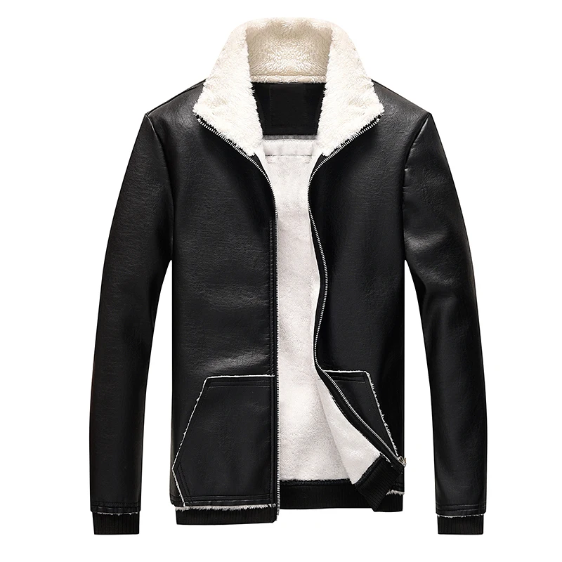 Down and Thickened Leather Jacket in Autumn and Winter Men's Youth Suit Collar Leather Jacket Coat
Down and Thickened Leather Jacket in Autumn and Winter Men's Youth Suit Collar Leather Jacket Coat
