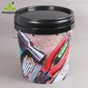 Manufacture free sample empty plastic barrel/drum plastic bucket 15 liter plastic pail