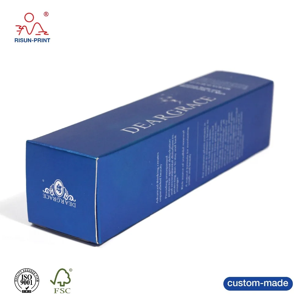 cosmetic perfume essence packaging box small paper box with logo