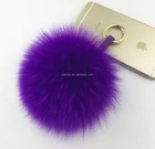 Factory Price fake fur pom poms faux fur fake fur hair tie