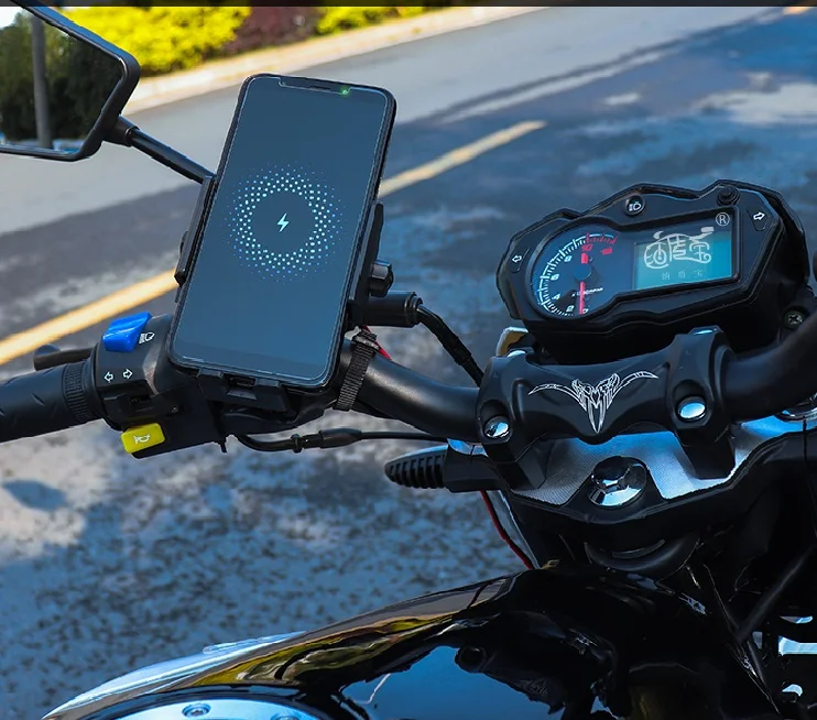 Hot Sale Gps Navigation Bracket Wireless Charging Motorcycle Mobile Phone Holder, Black
Hot Sale Gps Navigation Bracket Wireless Charging Motorcycle Mobile Phone Holder, Black