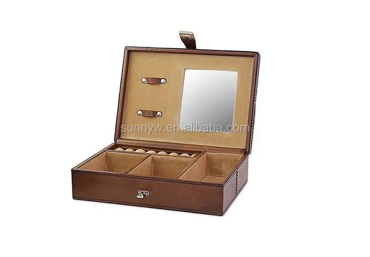 white jewelry packaging box custom logo leather jewelry boxes